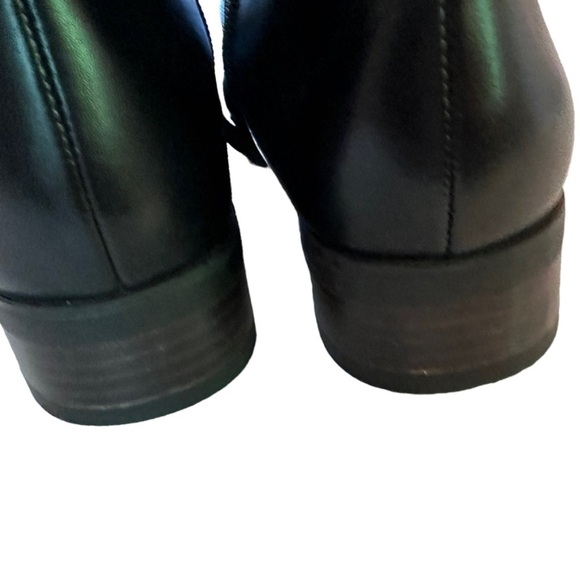 COACH Black Emmie Semi Matte Calf Over the Knee Boot - Picture 2 of 6